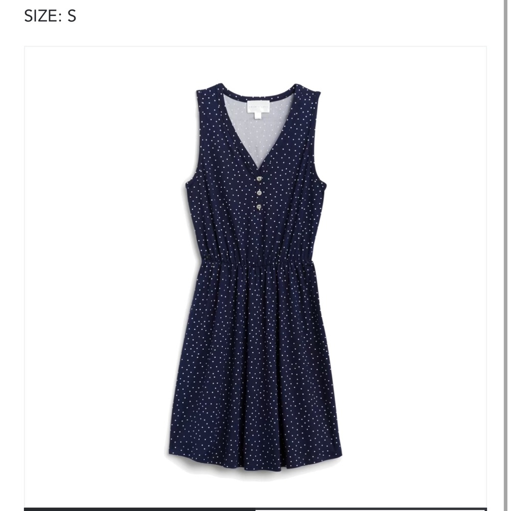 French Grey Sleeveless Dress
